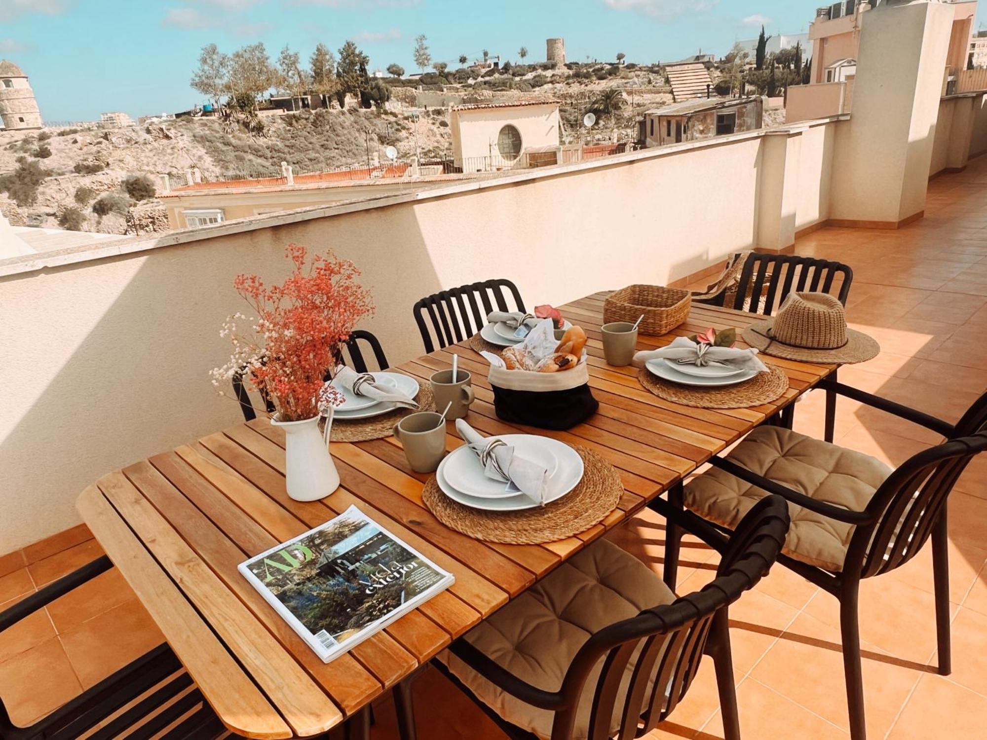 Апартаменты Casa Jara- With A Private Terrace 360 Views In Old Town - Free Parking Картахена Экстерьер фото